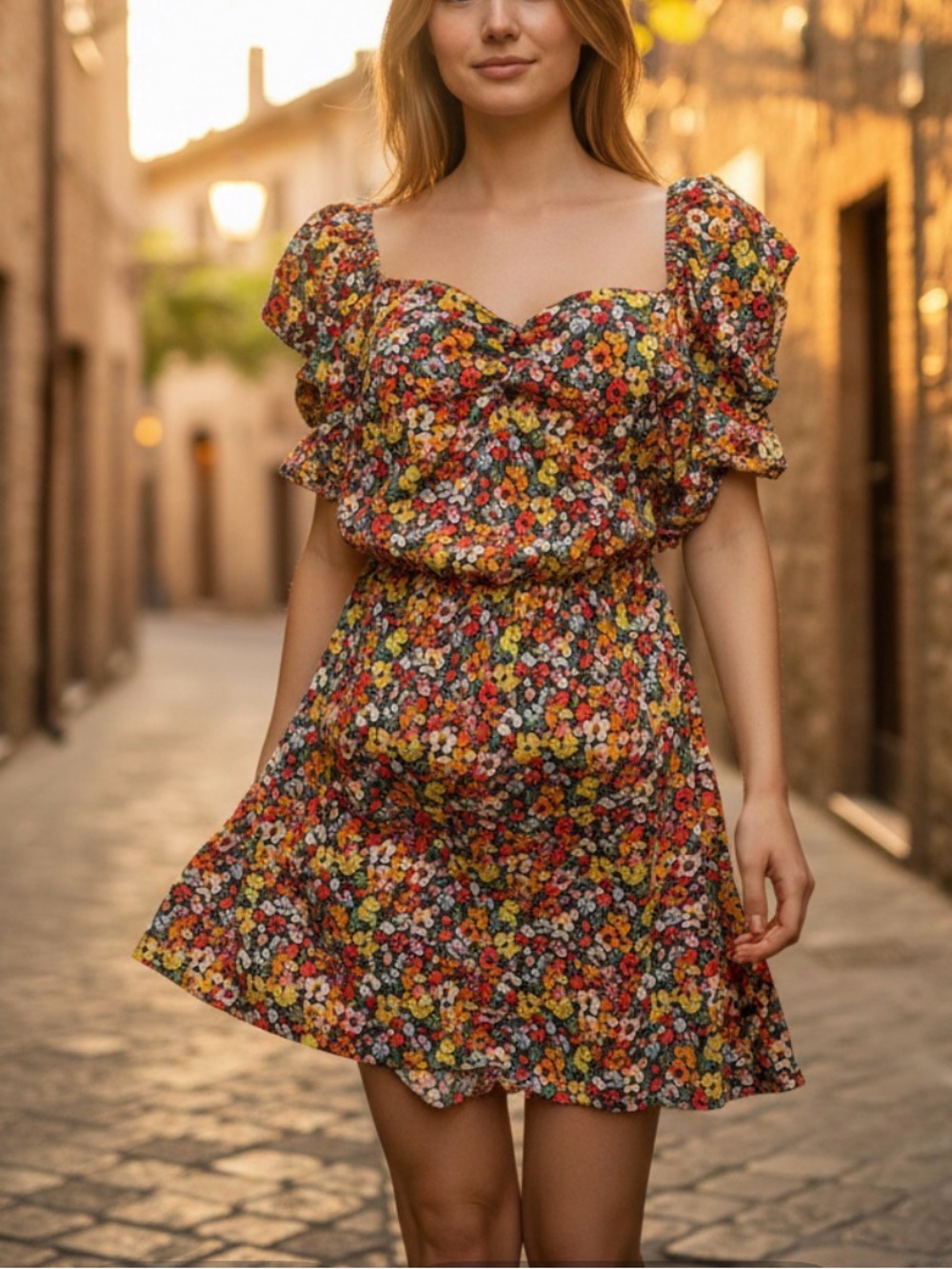 Pia Z Italian Floral Dress